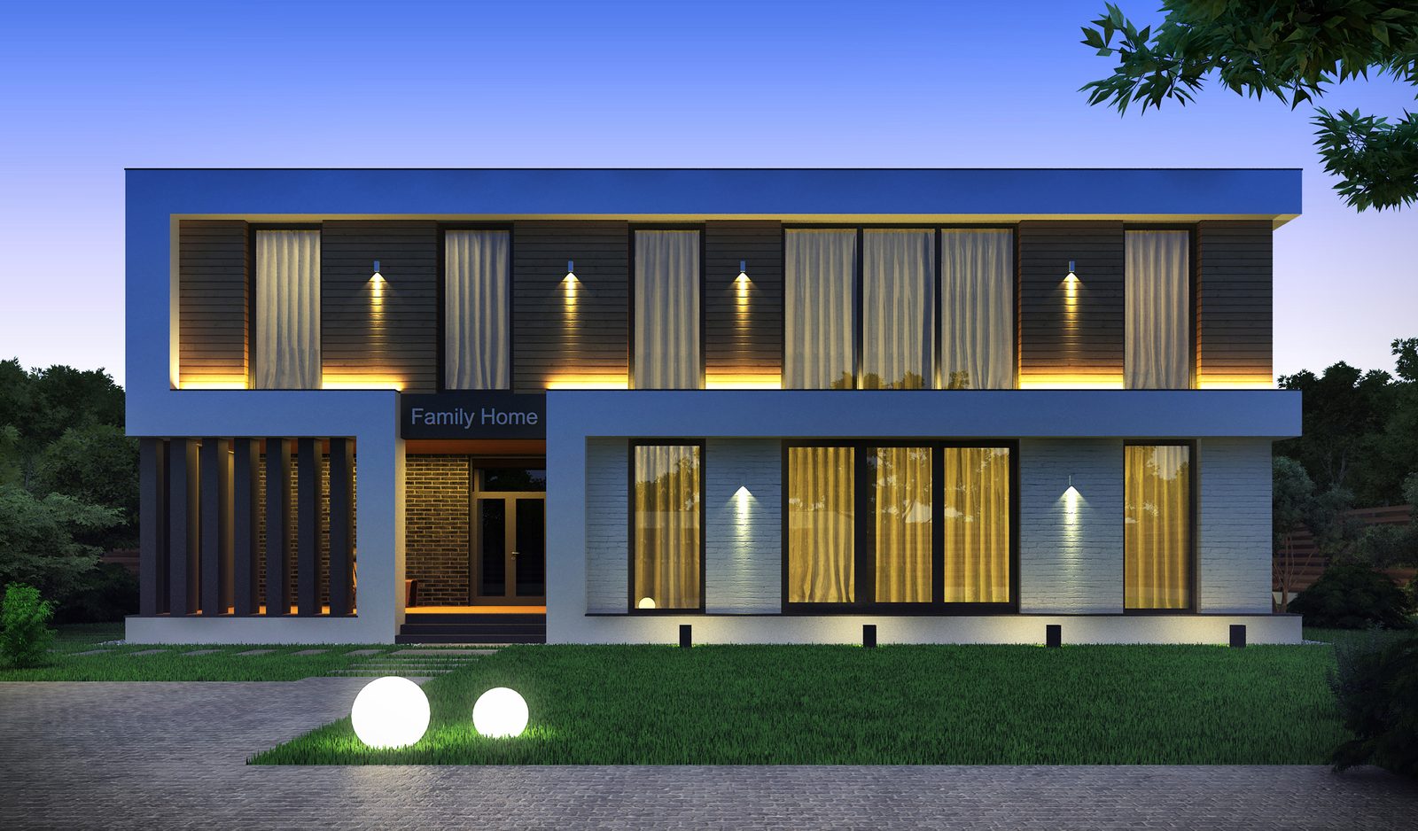 Modern residential construction by ARTOSO